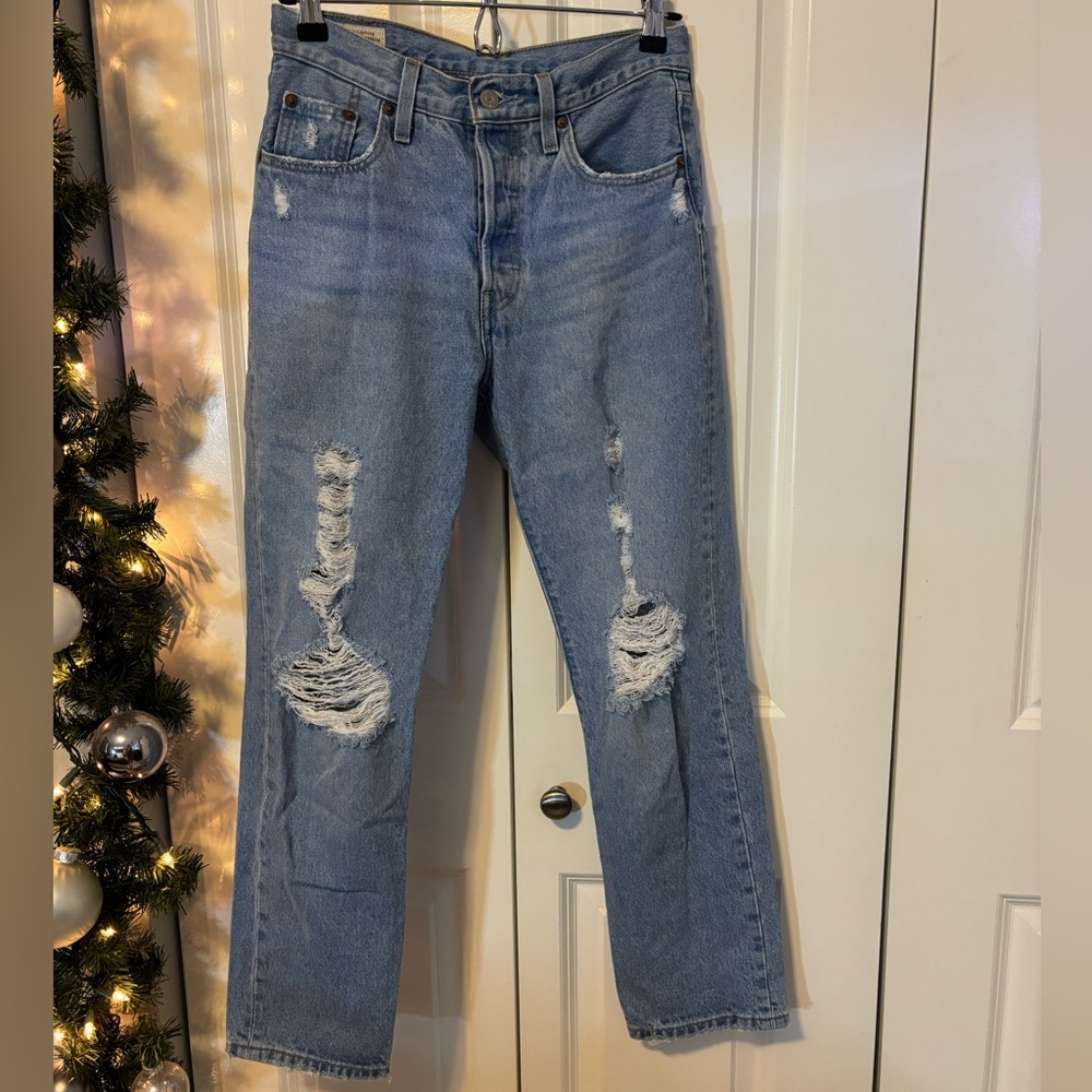 Woman’s Levi’s 501 jeans